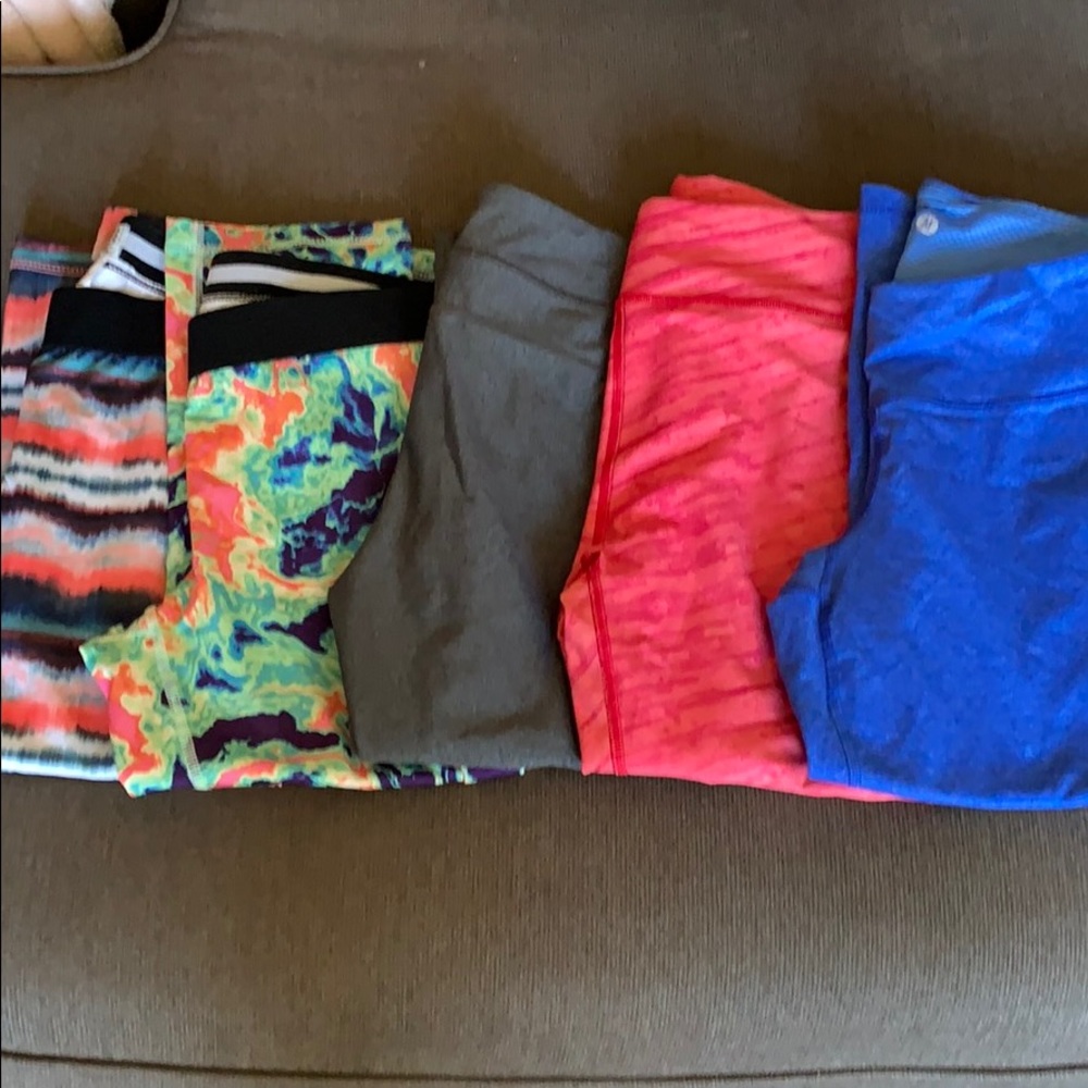 workout pants under armour,old navy,side size m/l